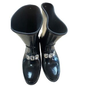 Michael Kors rain boots, size 8 only used once.